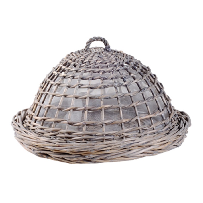 Weathered Wicker Food Keeper