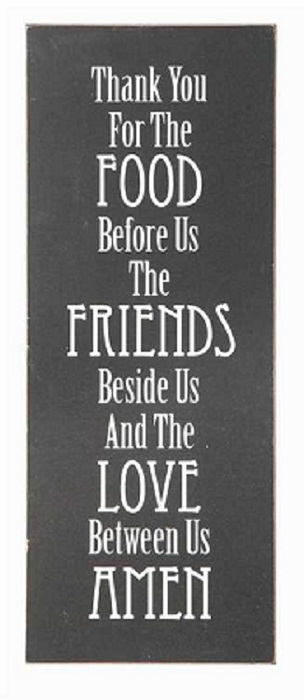 Blessing Before Meals - Wall Decor