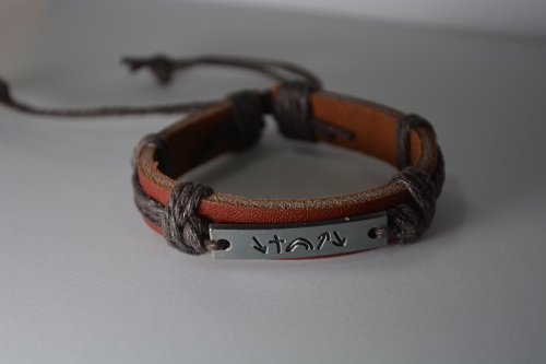Witness Leather Wristband