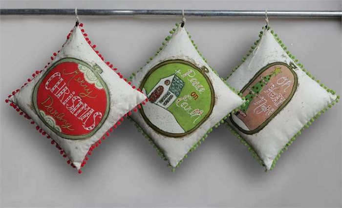 Christmas Ornament Pillows